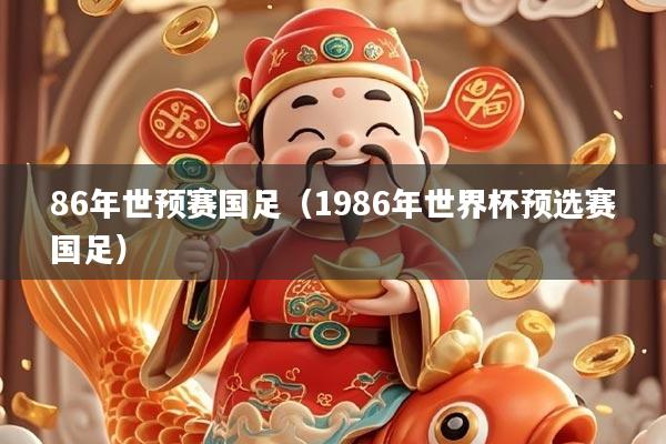 86年世预赛国足（1986年世界杯预选赛国足）